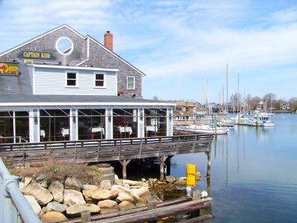 Nice view of the port in Cape Cod.